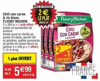 Cora x Carrefour Plats préparés fleury michon offre