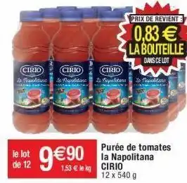 Cora x Carrefour Tomates cirio offre