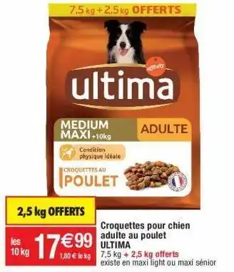 Croquettes pour chien ultima