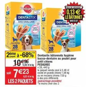 Cora x Carrefour Snacks pedigree offre