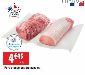 Cora x Carrefour Viande de porc offre