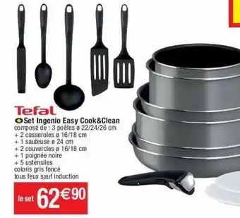 Ustensiles de cuisine tefal