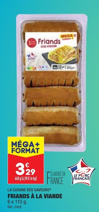 ALDI Friands à la Viande offre