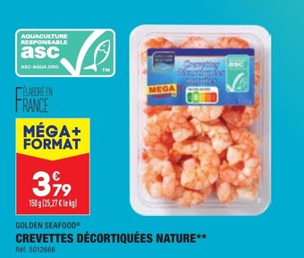ALDI Crevettes décortiquées nature offre