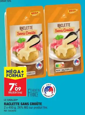 ALDI Raclette sans croûte offre