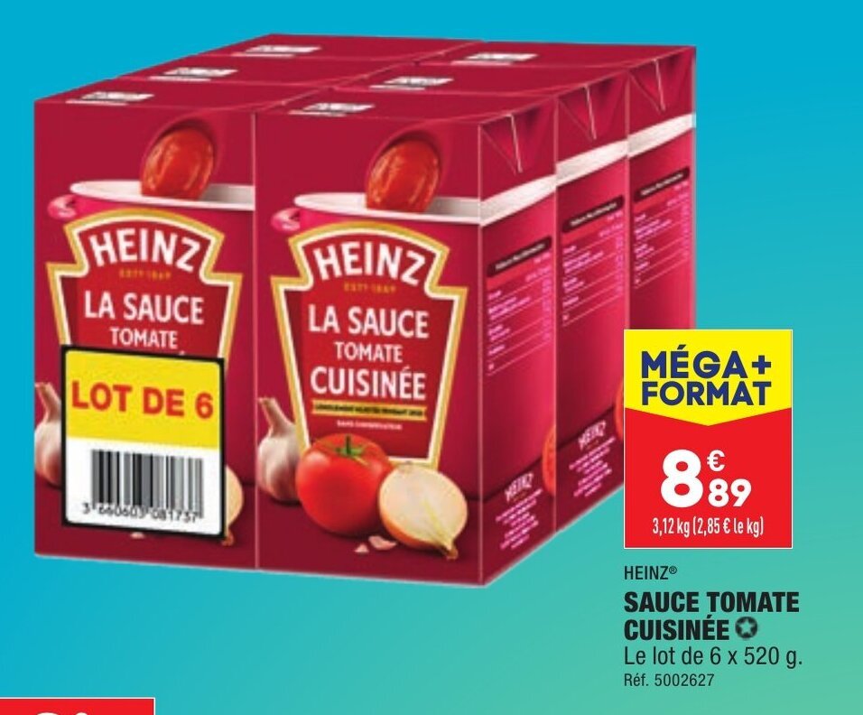 Promo Sauce tomate cuisinée chez ALDI