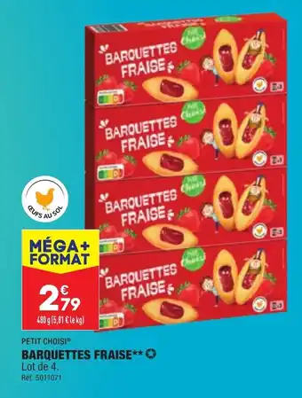 ALDI Barquettes fraise offre