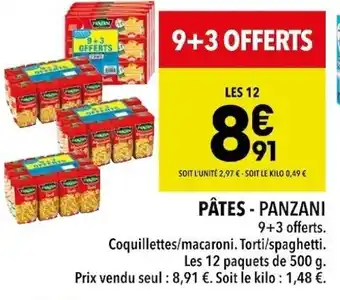 Supeco Pates - Panzani offre
