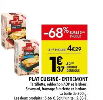Supeco Plat Cuisine - Entremont offre