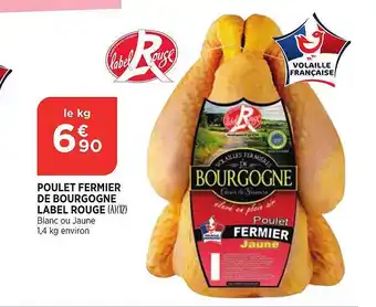 Bi1 Poulet fermier de bourgogne label rouge offre