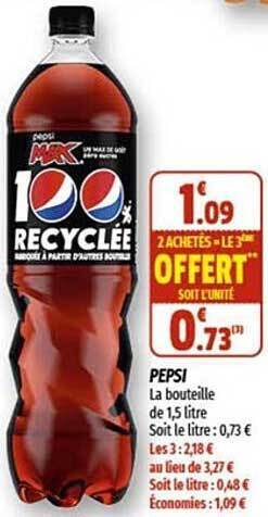 Coccinelle Supermarché Pepsi offre