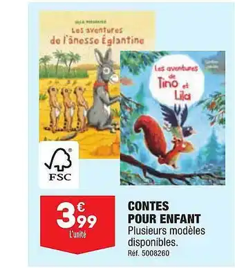 ALDI Contes pour enfant offre