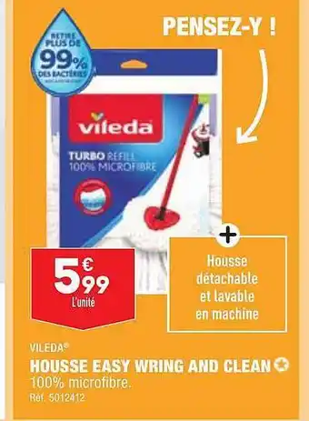 ALDI Housse easy wring and clean vileda offre