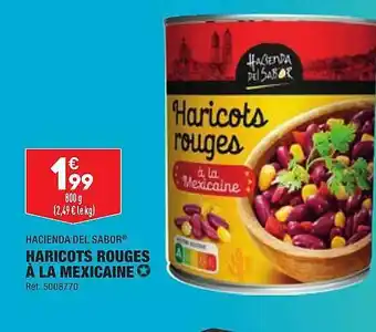 ALDI Haricots rouges à la mexicaine hacienda del sabor offre