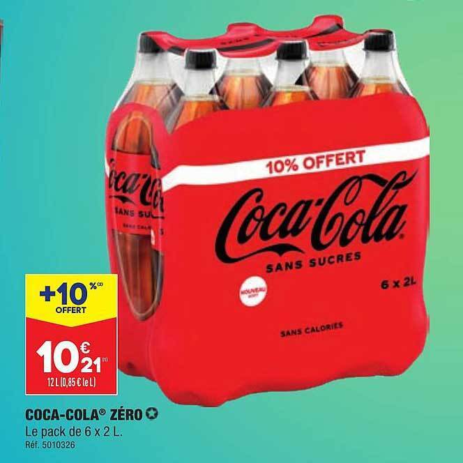 Promo Cocacola zéro chez ALDI