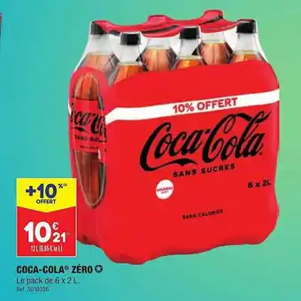ALDI Coca-cola zéro offre