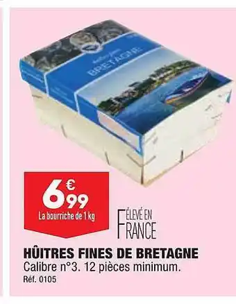 ALDI Huîtres fines de bretagne offre