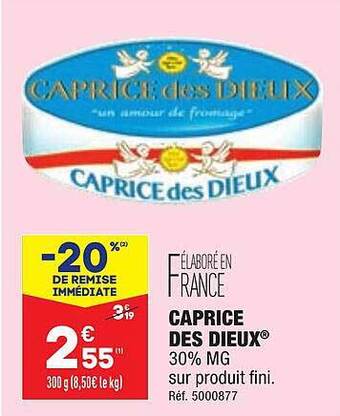 ALDI Caprice des dieux offre