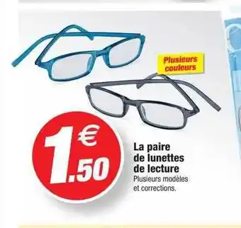 Bazarland La paire de lunettes de lecture offre