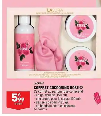 ALDI Coffret cocooning rose lacura offre