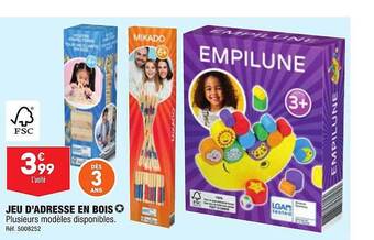 ALDI Jeu d'adresse en bois offre