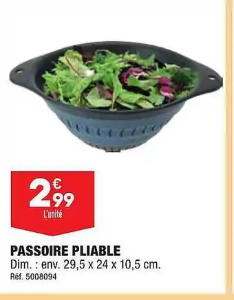 ALDI Passoire pliable offre