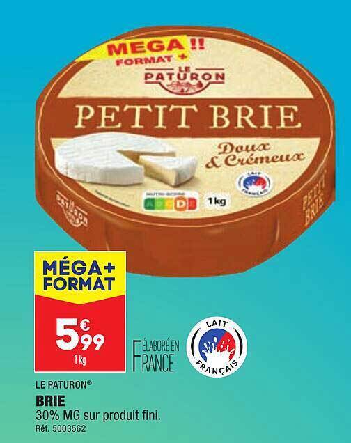 Promo Brie le paturon chez ALDI