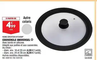 ALDI Couvercle universel home création kitchen offre