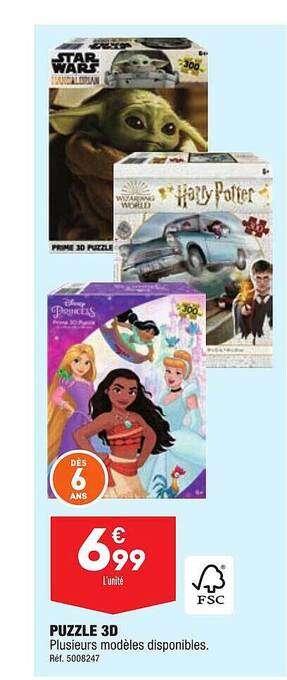 ALDI Puzzle 3d offre