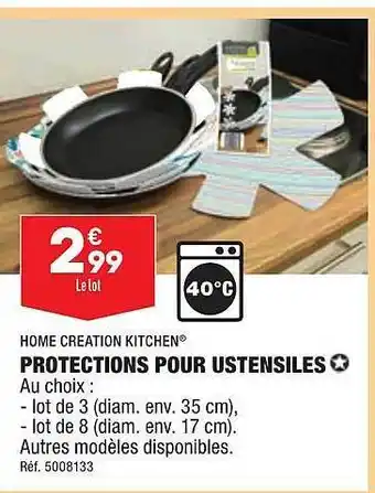 ALDI Protections pour ustensiles home création kitchen offre