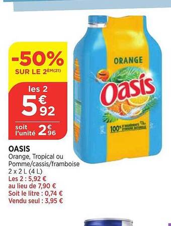 Bi1 Oasis offre