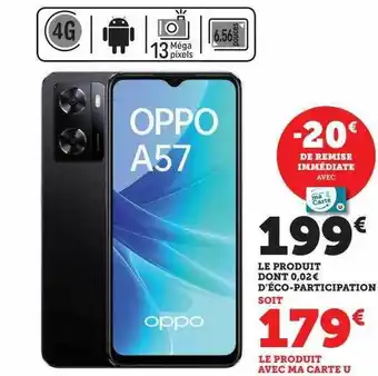 Hyper U Oppo a57 offre