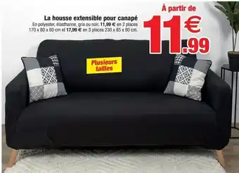 Bazarland La housse extensible pour canape offre