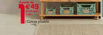 Caisse Pliable