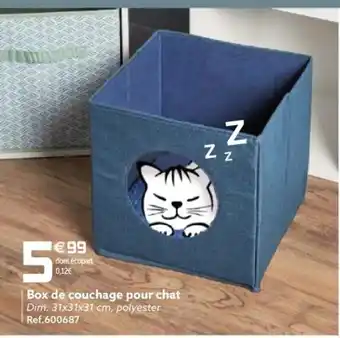 Gifi Box De Couchage Pour chat offre