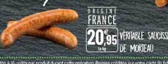 G20 Véritable saucisse de morteau offre