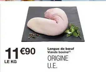 Monoprix Viande bovine langue de bœuf offre