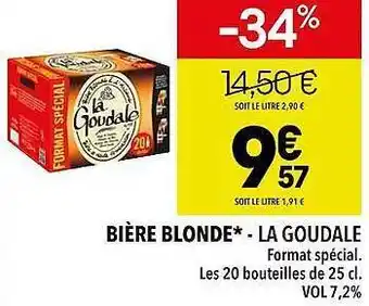 Supeco Bière blonde - la goudale offre