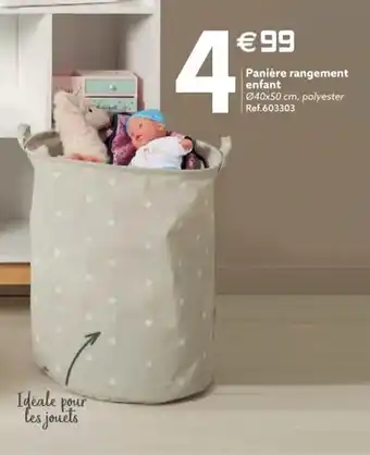 Gifi Panière Rangement Enfant offre