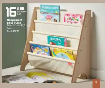 Gifi Rangement Pour Livres offre