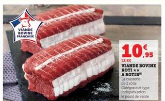 Super U Viande bovine rôti** à rôtir offre