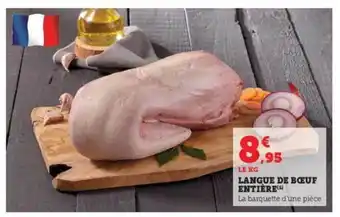 Super U Langue de bœuf entière offre