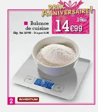 Balance de cuisine inventum
