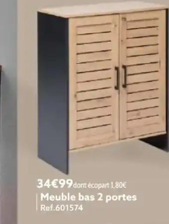 Meuble Bas 2 Portes