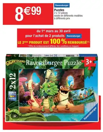 Cora x Carrefour Puzzles offre