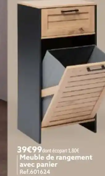 Gifi Meuble De Rangement Avec Panier offre