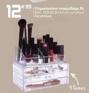Gifi Organisateur Maquillage XL offre