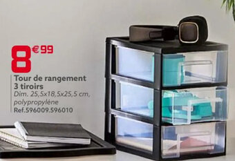 Tour De Rangement 3 Tiroirs