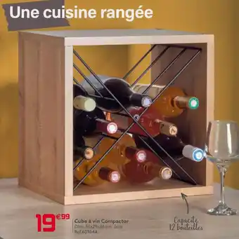 Gifi Cube À Vin Compactor offre