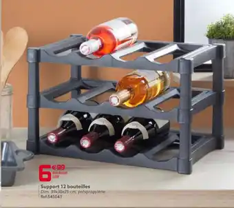 Gifi Support 12 Bouteilles offre